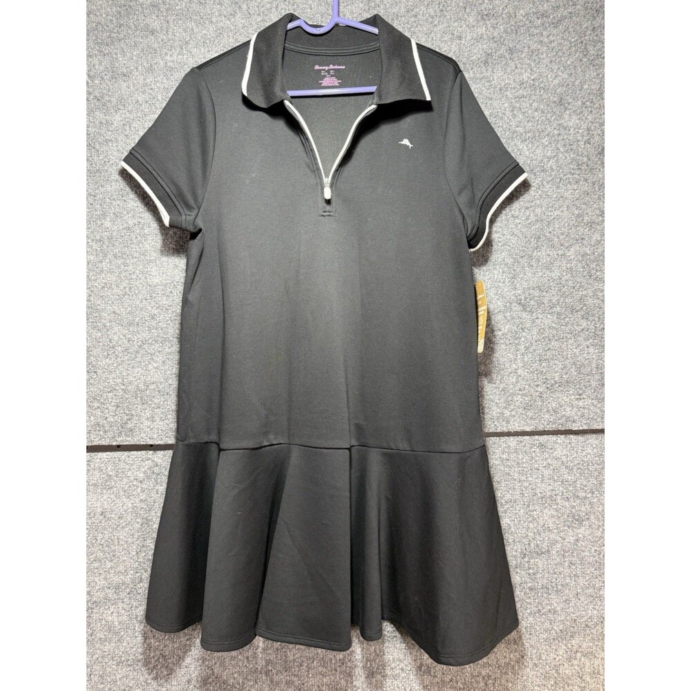 Tommy Bahama Active Polo Dress – Black – Size Large – NWT - Picture 2 of 10